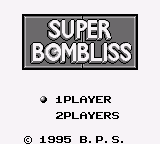 Super Bombliss (Japan) (SGB Enhanced)